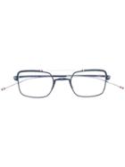 Thom Browne Eyewear Square Glasses - Blue