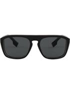 Burberry Eyewear Oversized Square Frame Sunglasses - Black