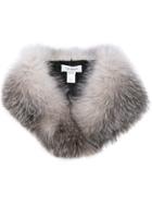 Yigal Azrouel Fox Fur Collar Scarf - Grey
