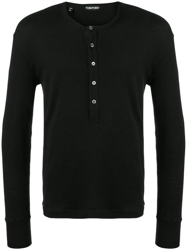 Tom Ford Basic Sweatshirt - Black