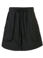 Andrea Ya'aqov Plain Swim Shorts - Black