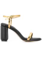 Mm6 Maison Margiela Metallic Sandals - Gold