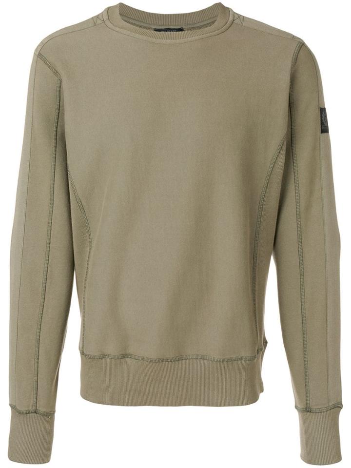 Belstaff Panelled Sweatshirt - Green