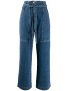 Nanushka Cargo Pocket Jeans - Blue