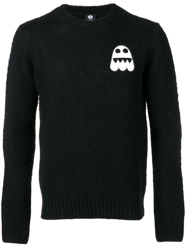 Aspesi Logo Patch Sweater - Black