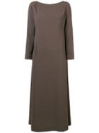 Chalayan A-line Midi Dress - Brown