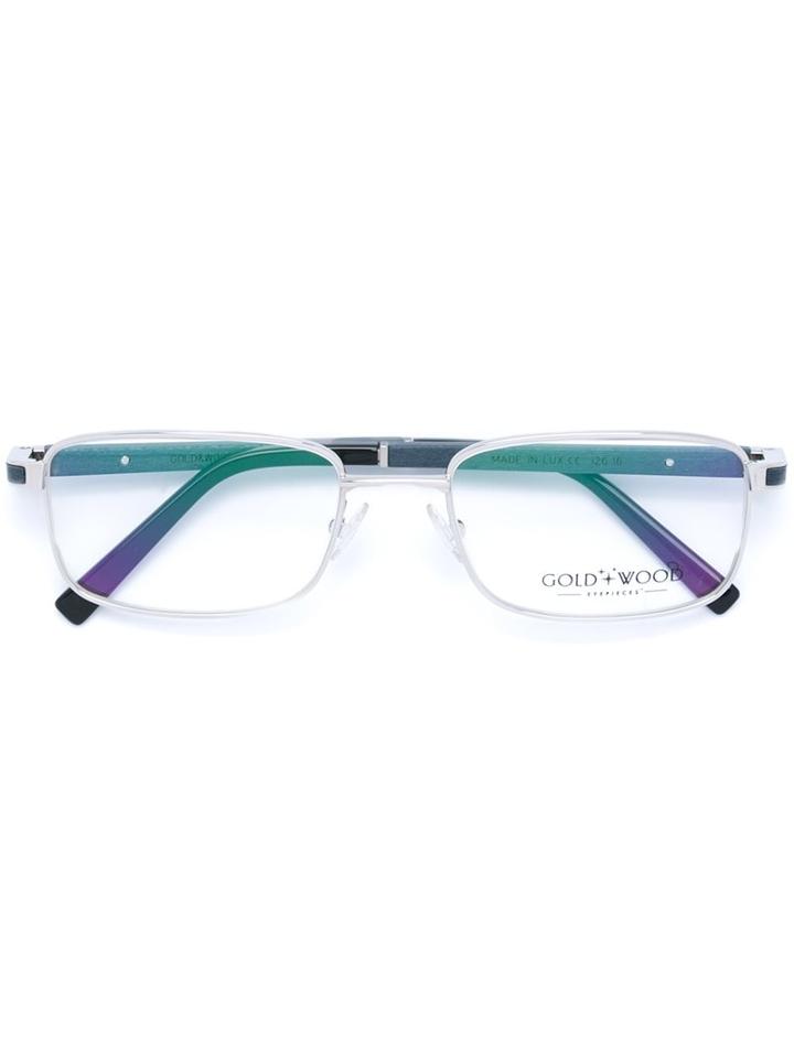 Gold And Wood 'i2616' Glasses