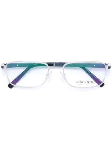 Gold And Wood 'i2616' Glasses