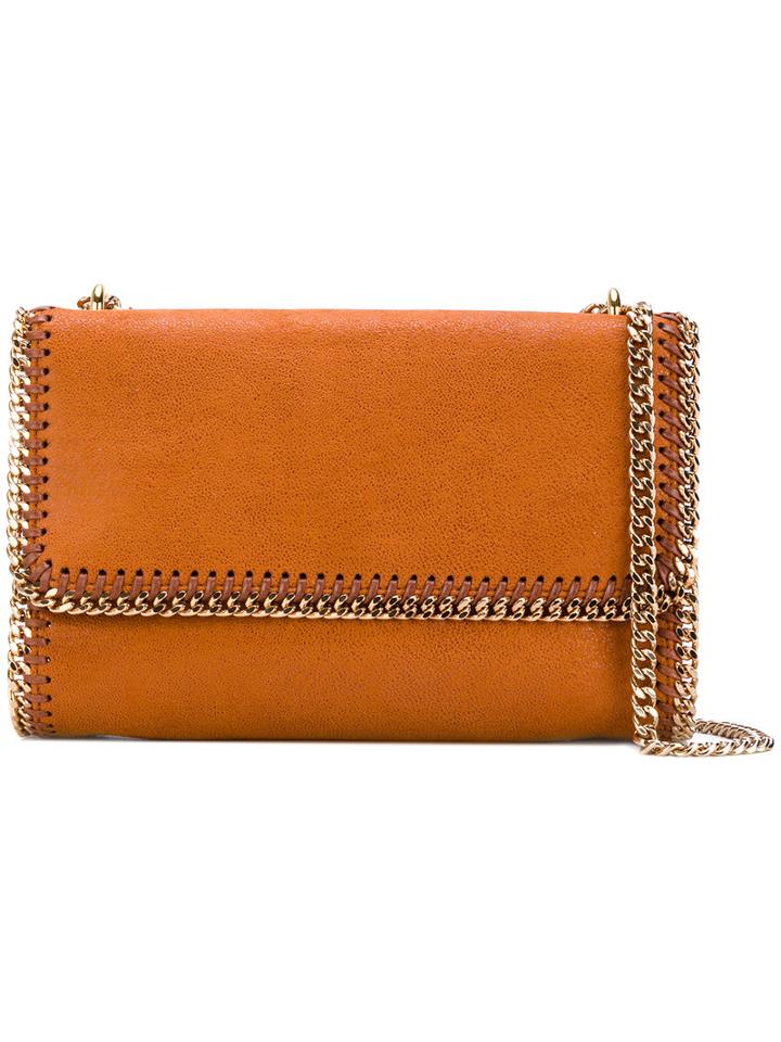 Stella Mccartney - Falabella Shoulder Bag - Women - Polyester/artificial Leather - One Size, Yellow/orange, Polyester/artificial Leather