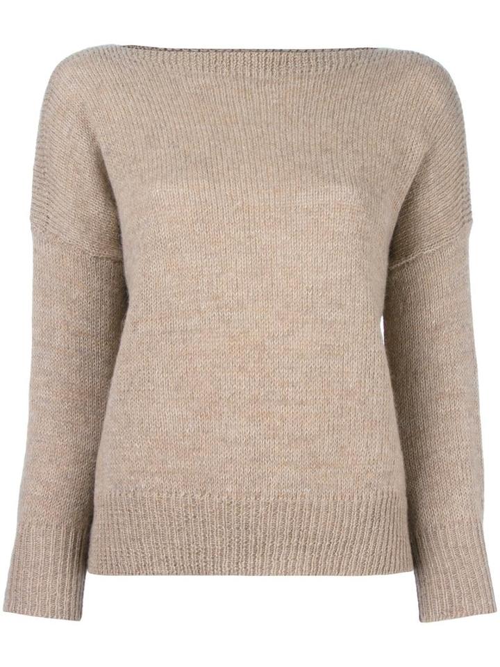 Isabel Marant Étoile 'grace' Jumper, Women's, Size: 38, Nude/neutrals, Linen/flax/polyester/wool/alpaca