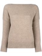Isabel Marant Étoile 'grace' Jumper, Women's, Size: 38, Nude/neutrals, Linen/flax/polyester/wool/alpaca
