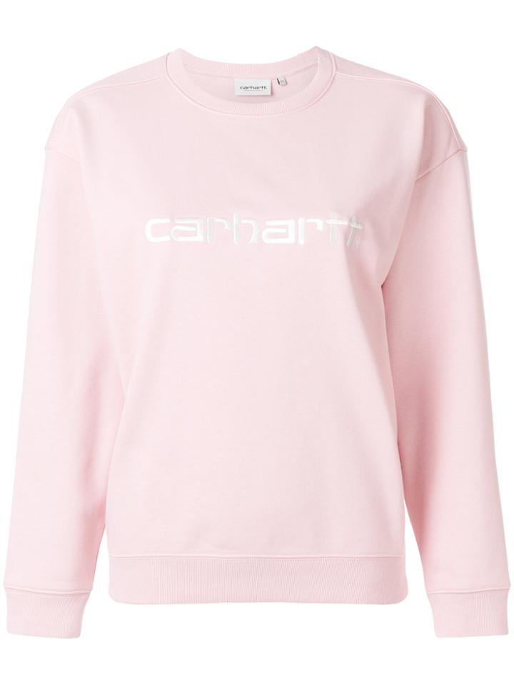 Carhartt Logo Print Sweatshirt - Pink & Purple