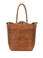 Loeffler Randall Woven Tote Bag - Brown