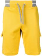 Eleventy Jersey Cargo Shorts - Yellow