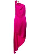 Haney One Shoulder Asymmetric Dress - Pink & Purple