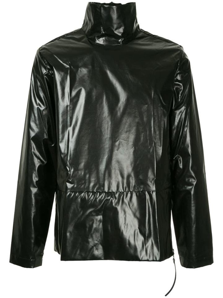 Berthold High Neck Zipped Top - Black