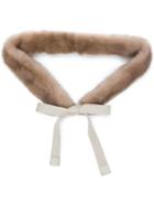 Max Mara Mink Fur Hood Trim - Nude & Neutrals