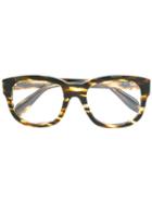 Alexander Mcqueen Round Frame Glasses, Nude/neutrals, Acetate