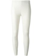 Plein Sud Leather Leggings, Women's, Size: 38, Nude/neutrals, Leather