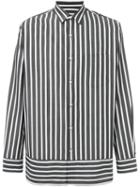 Ami Paris Striped Summer Fit Shirt - Black