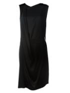 Ann Demeulemeester 'harper' Draped Dress, Women's, Size: 36, Black, Acetate/rayon/spandex/elastane
