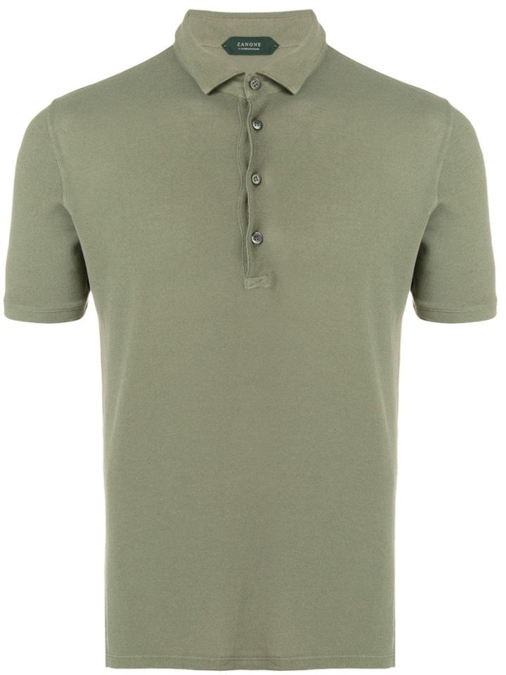 Zanone Slim-fit Polo Shirt - Green