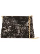 Maison Margiela Crushed Velvet Clutch - Brown