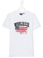 Woolrich Kids Logo T-shirt, Boy's, Size: 14 Yrs, White