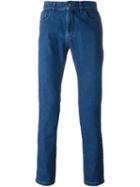 Raf Simons Washed Skinny Jeans, Men's, Size: 32, Blue, Cotton