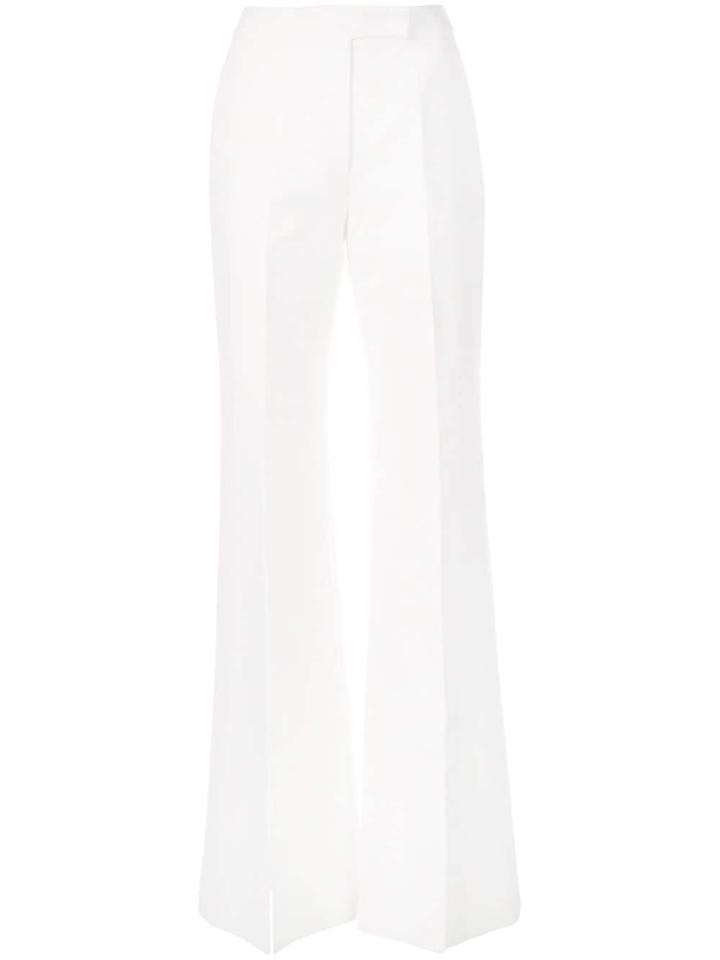 Gabriela Hearst Plain Flared Trousers - White