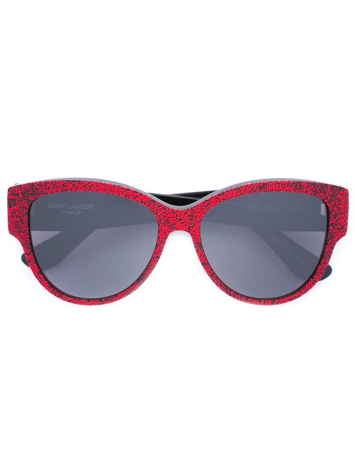 Saint Laurent - Monogram M3 Sunglasses - Women - Acetate - One Size, Red, Acetate