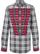 Dolce & Gabbana Tartan Detail Checked Shirt - Grey