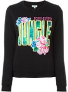 Kenzo Jungle Embroidered Sweatshirt, Women's, Size: Xs, Black, Cotton