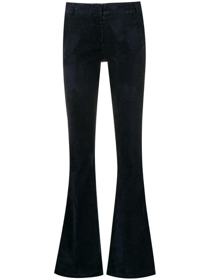 Kiltie Bootcut Trousers - Blue