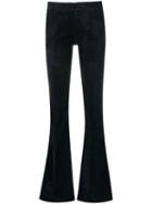 Kiltie Bootcut Trousers - Blue