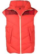 Woolrich Padded Hooded Gilet - Orange