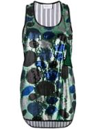 Isabelle Blanche - Spot Sequin Vest Top - Women - Polyester - M, Black, Polyester