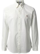 Polo Ralph Lauren Slim Fit Shirt, Men's, Size: Medium, White, Cotton