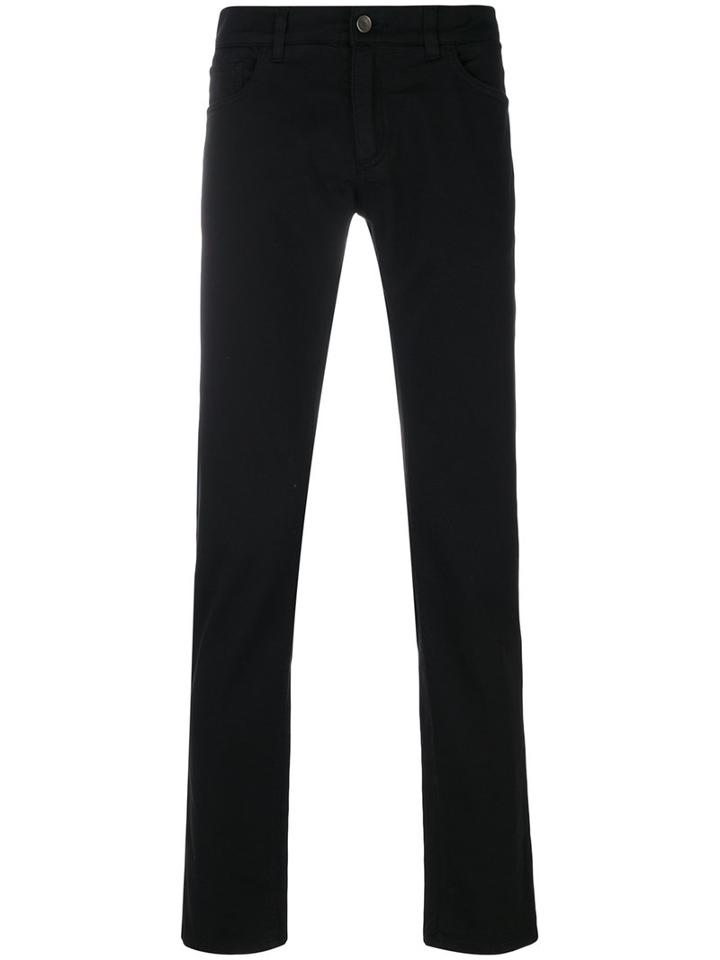 Dolce & Gabbana - Classic Trousers - Men - Cotton/spandex/elastane - 50, Black, Cotton/spandex/elastane