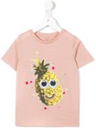 Stella Mccartney Kids Pineapple Print T-shirt, Kids Unisex, Size: 6 Yrs, Pink/purple, Cotton