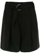 Andrea Marques Belted Shorts - Black