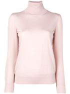 Tory Burch Turtle Neck Jumper - Pink & Purple