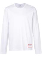 Ck Calvin Klein Logo Patch Long-sleeve Top - White