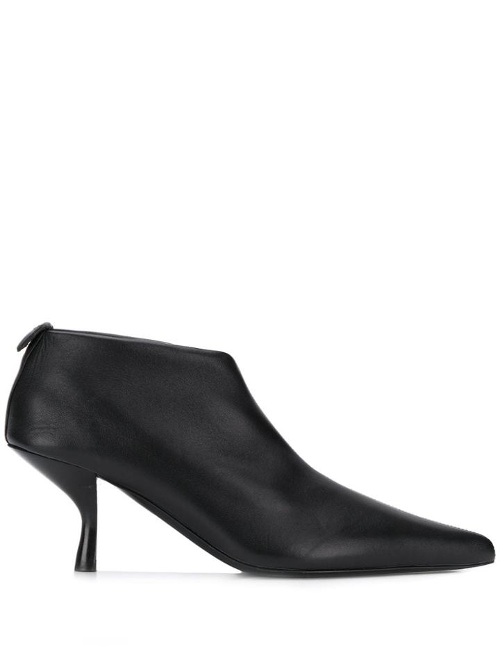 The Row Pointed Toe Pumps - Black