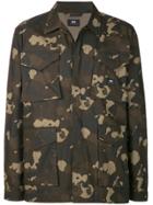 Edwin Camouflage Military Style Jacket - Green