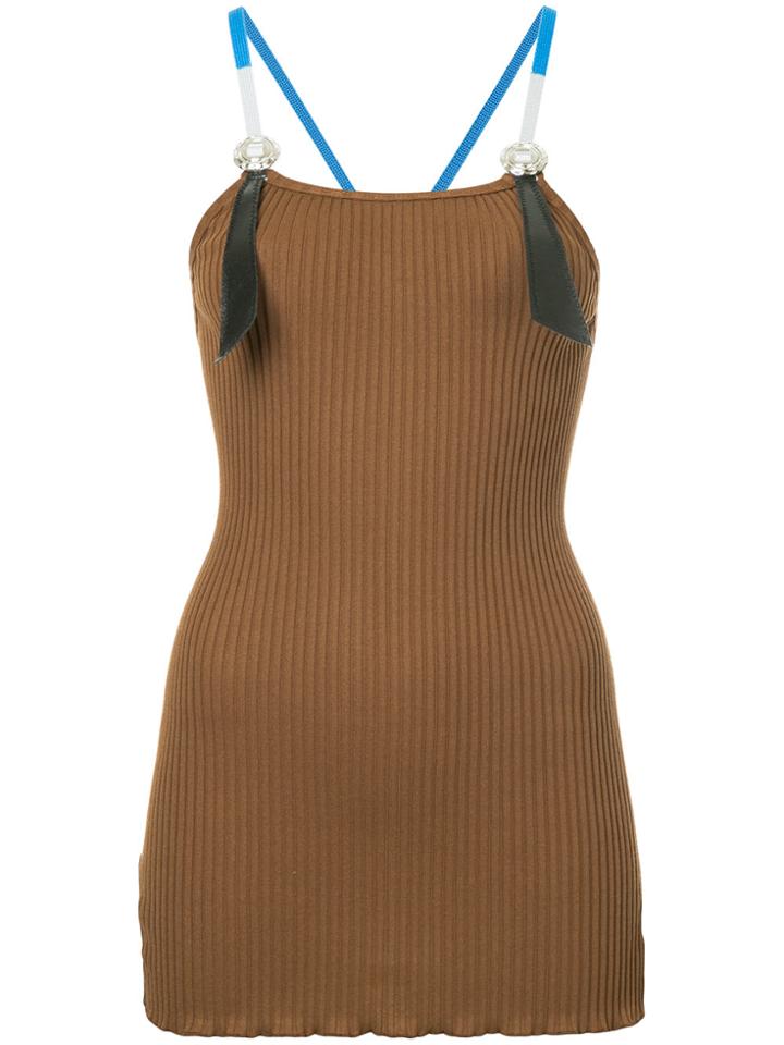 Toga Pulla Ribbed Top - Brown