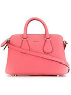 Bally Extra Small Berkeley Tote, Women's, Pink/purple, Calf Leather