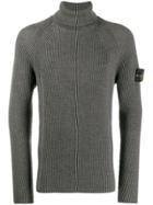 Stone Island Turtleneck Sweatshirt - Grey