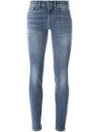 Dondup Skinny Fit Jeans, Women's, Size: 30, Blue, Cotton/polyester/spandex/elastane/cotton