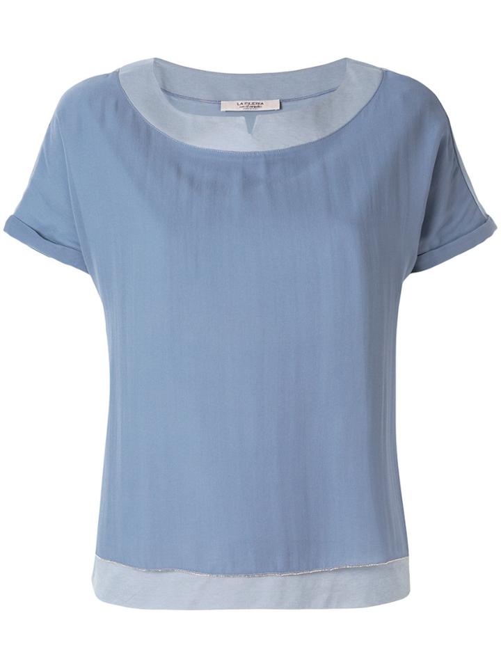 La Fileria For D'aniello Layered T-shirt - Blue